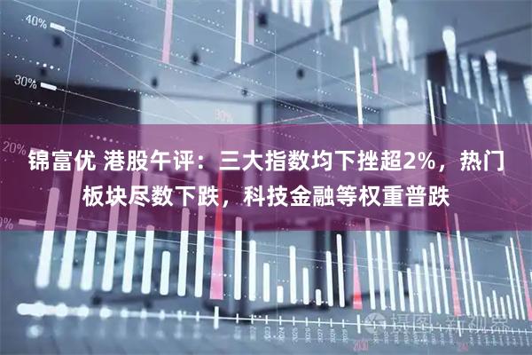 锦富优 港股午评：三大指数均下挫超2%，热门板块尽数下跌，科技金融等权重普跌