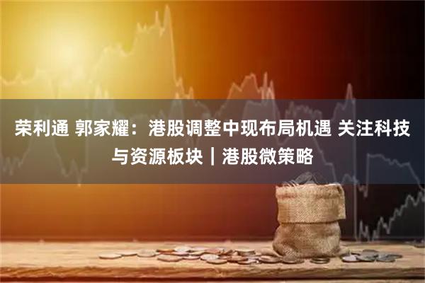 荣利通 郭家耀：港股调整中现布局机遇 关注科技与资源板块｜港股微策略